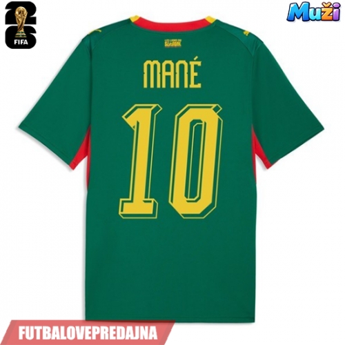 Lacne Muži Futbalové dres Senegal Sadio Mane #10 MS 2026 Krátky Rukáv - Preč